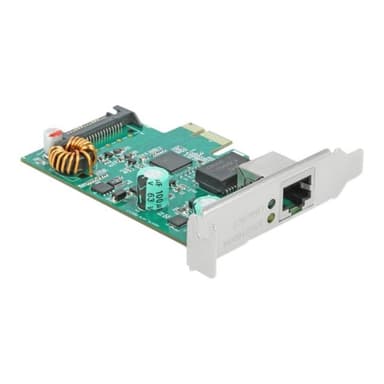 DELOCK PCIe x1 K 1xRJ45 2,5GB LAN PoE | 89139