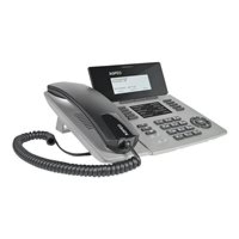 AGFEO Systemtelefon ST54 IP SENSORfon silber
