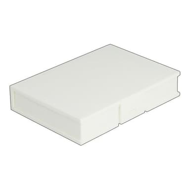 DELOCK Schutzbox für 3,5 Zoll HDD weiß