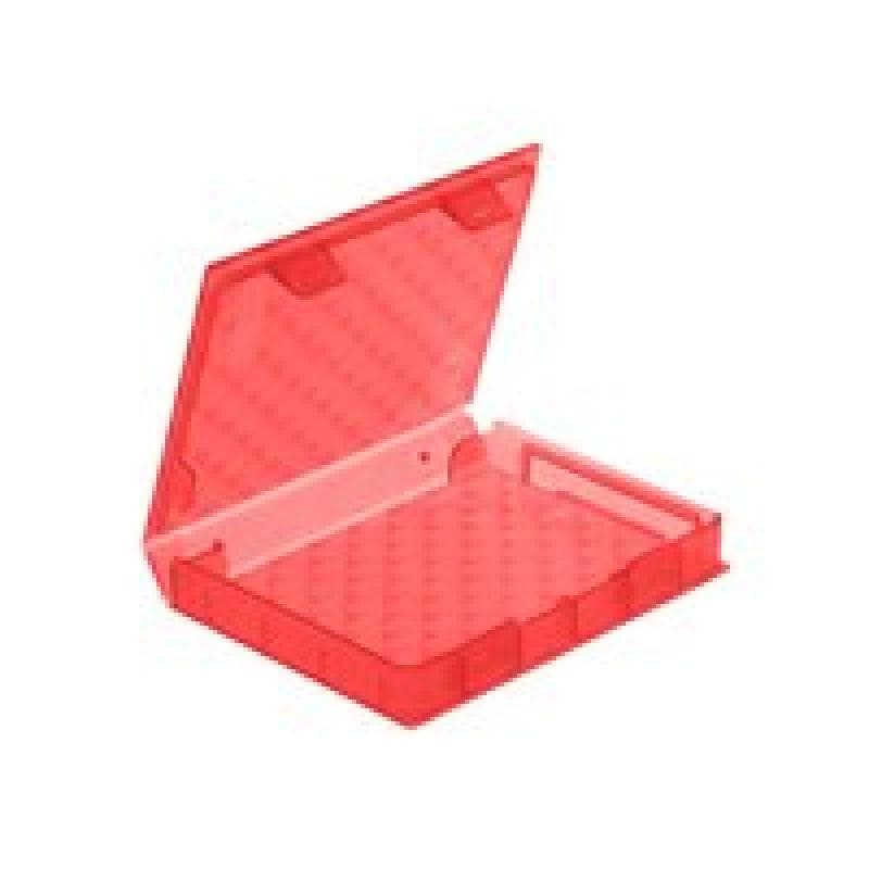 DELOCK Schutzbox für 2,5 Zoll HDD / SSD rot