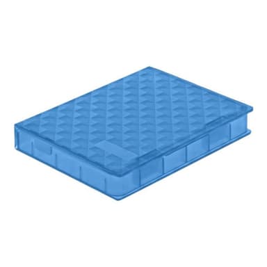 DELOCK Schutzbox für 2,5 Zoll HDD / SSD blau