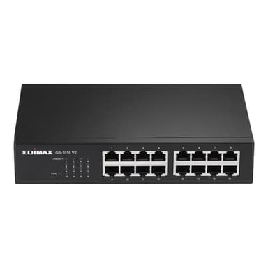 EDIMAX Gigabit Switch mit 16 Ports Für das Home Office, kleine Büros und Firmen