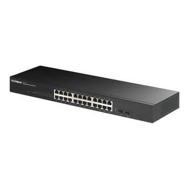 EDIMAX 26-Port Gigabit Switch mit 2 SFP-Ports Für das Home Office, kleine Büros und Firmen
