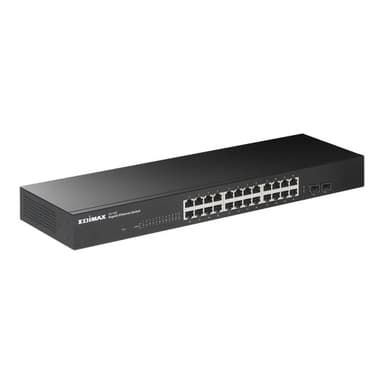 EDIMAX 26-Port Gigabit Switch mit 2 SFP-Ports Für das Home Office, kleine Büros und Firmen
