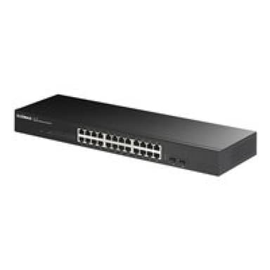 EDIMAX 26-Port Gigabit Switch mit 2 SFP-Ports Für das Home Office, kleine Büros und Firmen