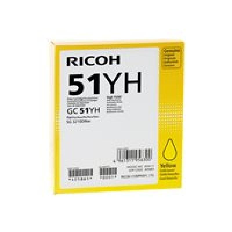 RICOH GC 51YH - Hohe Ergiebigkeit - Gelb - Original - Tintenpatrone - für Ricoh SG 3210DNw (405865)