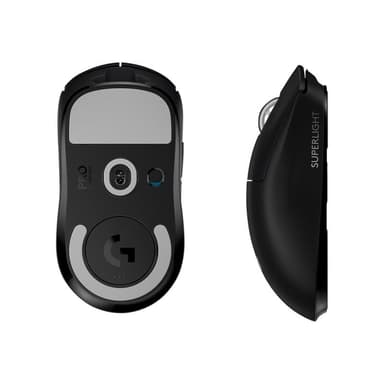 LOGITECH PRO X SUPERLIGHT Kabellos Gaming-Maus Optisch Wiederaufladbar Schwarz