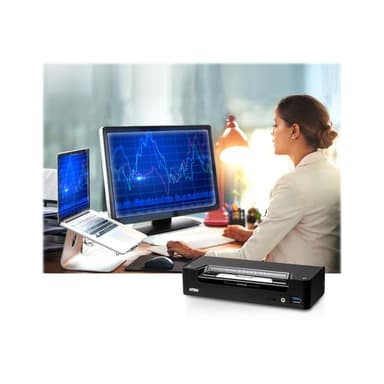 ATEN CS1953 3-Port USB-C DisplayPort Hybrid KVM