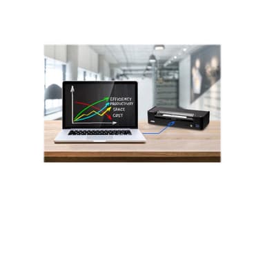 ATEN CS1953 3-Port USB-C DisplayPort Hybrid KVM