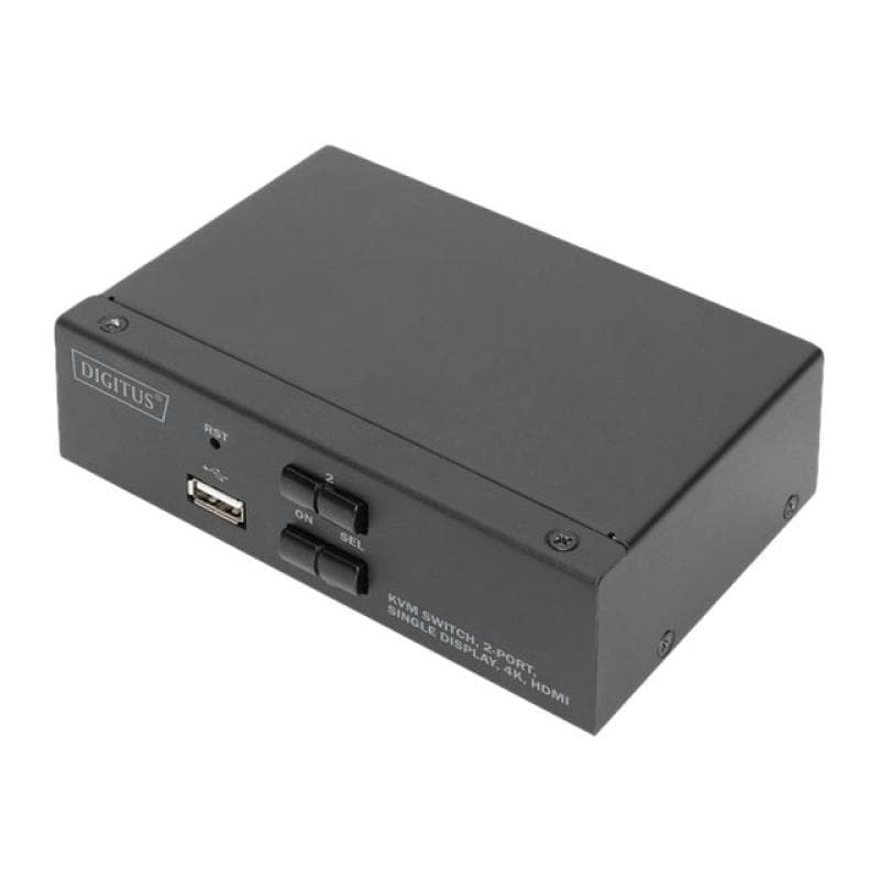 DIGITUS DS-12870 2-Port KVM-Switch Single-Display