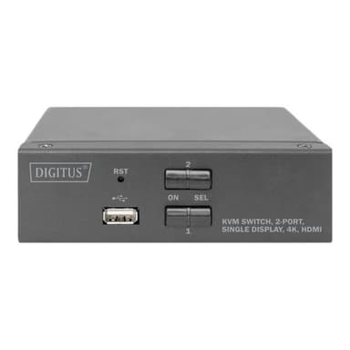 DIGITUS DS-12870 2-Port KVM-Switch Single-Display