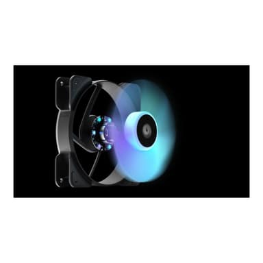 FRACTAL DESIGN Aspect 14 RGB PWM Gehäuse Lüfter schwarz 140x140x25mm 3er Pack