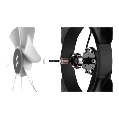 FRACTAL DESIGN Aspect 14 RGB PWM Gehäuse Lüfter schwarz 140 x 140 x 25 mm