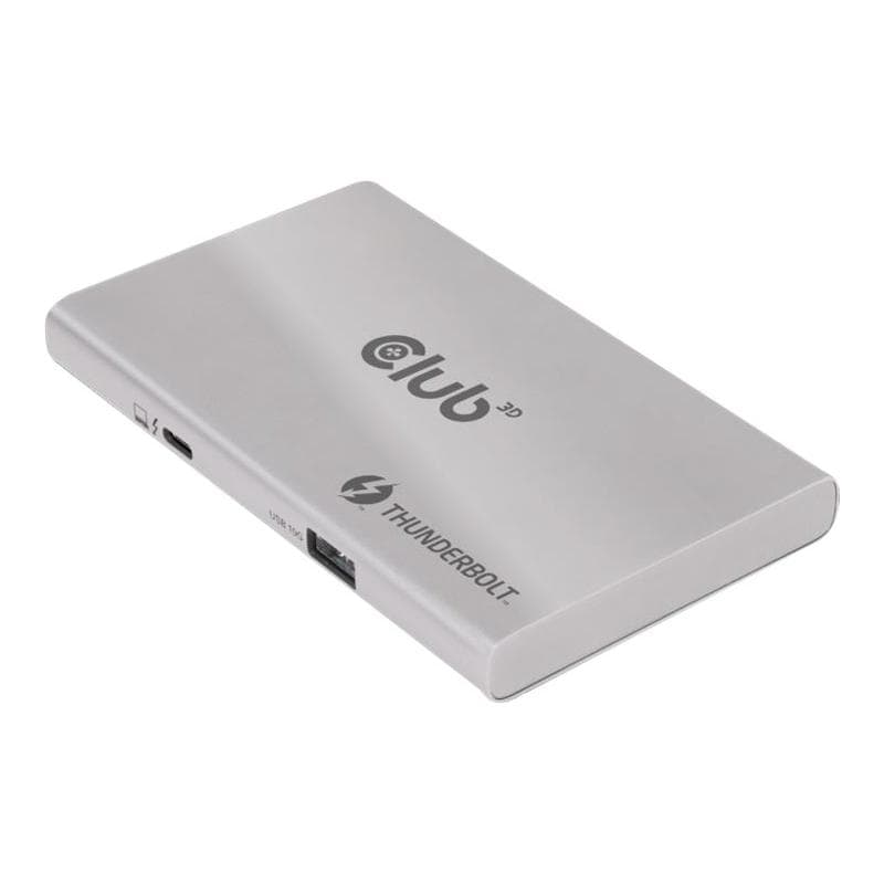 CLUB3D Thunderbolt4 5-in-1 HUB > 3xThunderbolt/1xUSB Bu/Bu retail