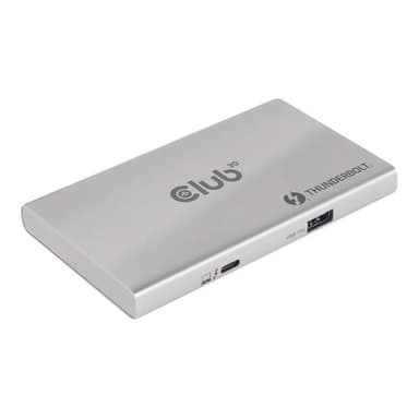 CLUB3D Thunderbolt4 5-in-1 HUB > 3xThunderbolt/1xUSB Bu/Bu retail