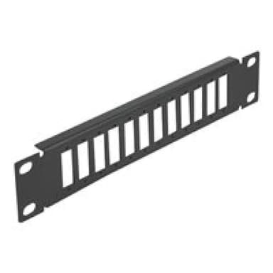DELOCK 10? LWL Patchpanel 12 Port für SC Duplex / LC Quad 1 HE schwarz