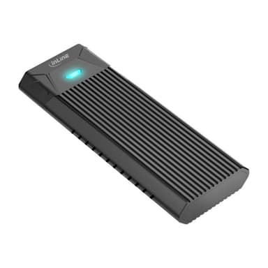 INLINE USB3.2 Gen 2 Type C to M.2 SSD (PCIe NVMe& SATAIII) Enclosure TOOL FREE