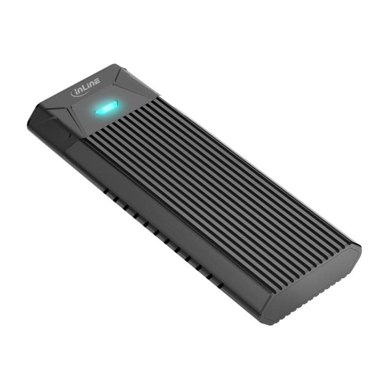 INLINE USB3.2 Gen 2 Type C to M.2 SSD (PCIe NVMe& SATAIII) Enclosure TOOL FREE
