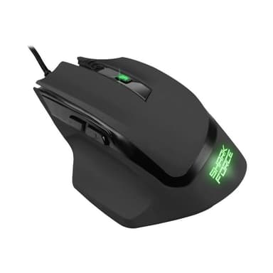 SHARKOON Maus Shark Force II Optisch 6 Tasten 4.200 DPI schw