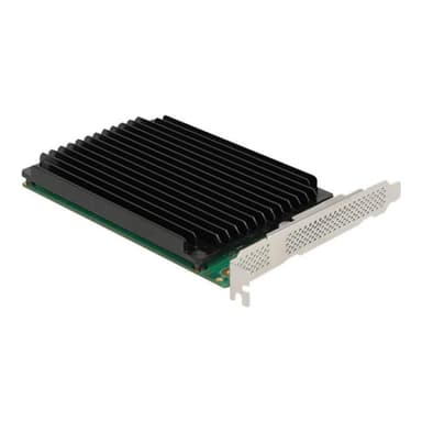 DELOCK PCI Expr x16 Karte > 4x int NVMe M.2 Key M Kühlkörper