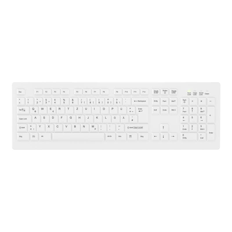 CHERRY ACTIVE KEY TAS AK-C8100F-FU1-W/GE DE-Layout weiß