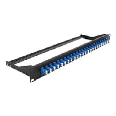 DELOCK 19? LWL Patchpanel 24 Port LC Duplex blau
