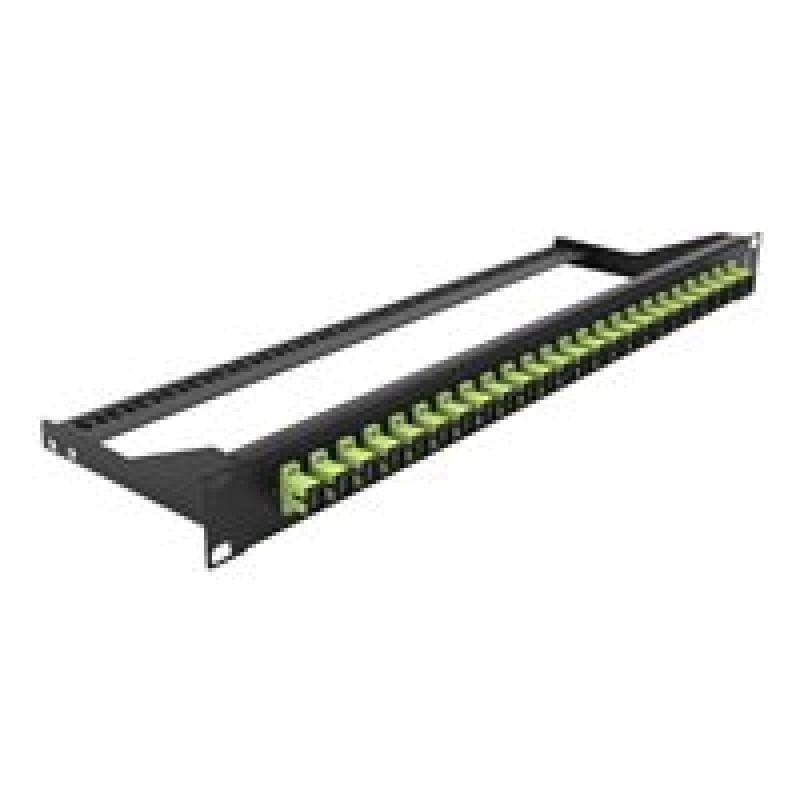 DELOCK 19? LWL Patchpanel 24 Port SC Simplex lindgrün