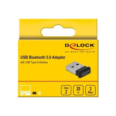 DELOCK USB Bluetooth 5.0 Adapter im Micro Design
