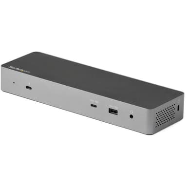 STARTECH.COM Thunderbolt 3 Dock mit USB-C Host-Kompatibilität - Dual 4K 60Hz DP 1.4 HDMI - 8K - 96W