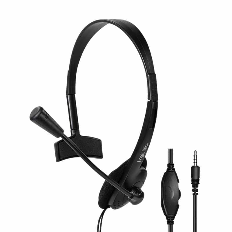 LOGILINK Headset Mono, with Microphone, 1x 3.5mm, ecofriendly LOGILINK Headset Mono, with Microphone, 1x 3.5mm, ecofriendly