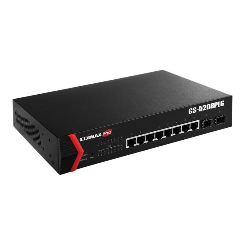 EDIMAX Switch EDIMAX Pro 8x GE GS-5208PLG V2 (POE)