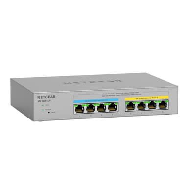 NETGEAR MS108EUP 8-Port Ultra60 PoE++ Multi-Gigabit (2.5G) Ethernet Plus Switch mit 230 W PoE-Budget