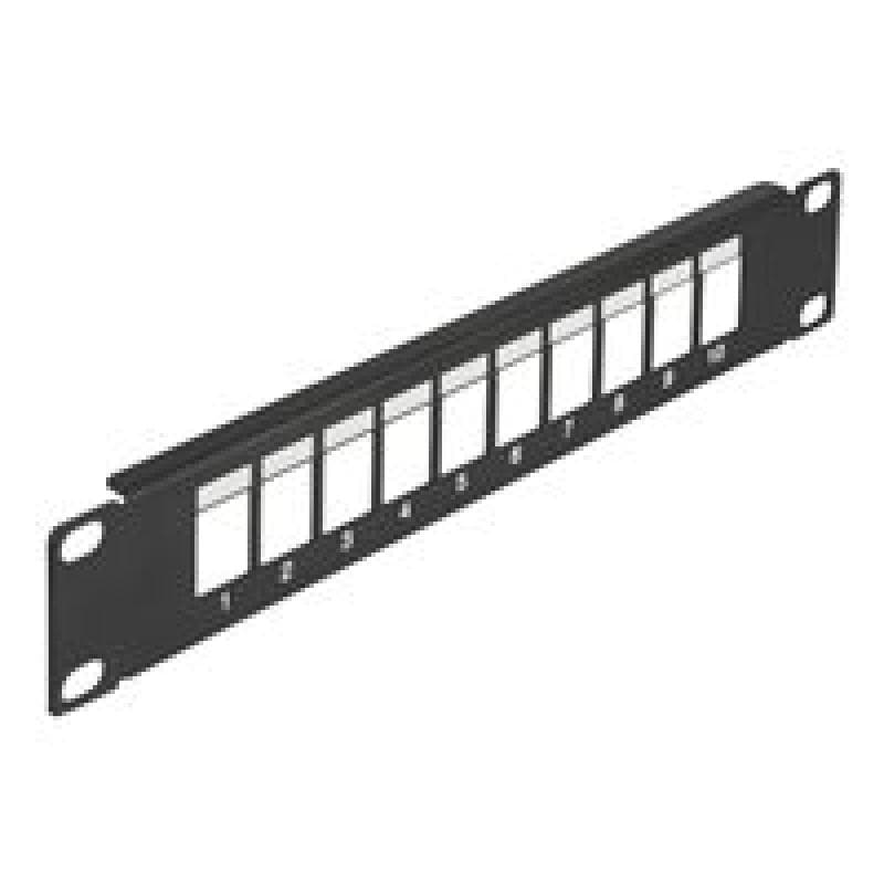 DELOCK 10? Keystone Patchpanel 10 Port schwarz