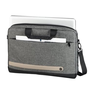 HAMA Laptoptasche Terra Kunstfaser grau