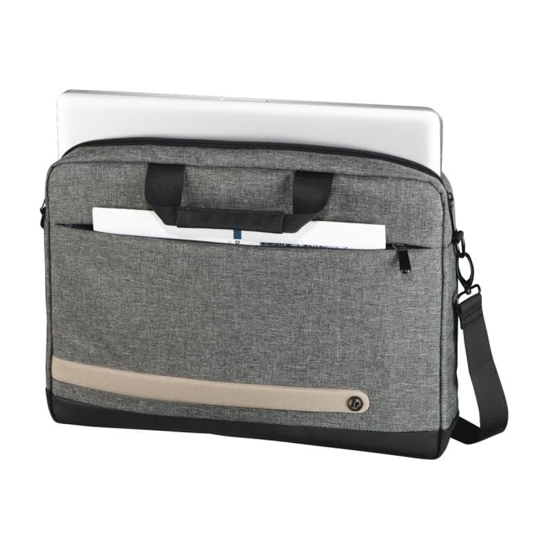 HAMA Laptoptasche Terra Kunstfaser grau