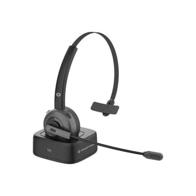CONCEPTRONIC Headset Wireless Bluetooth mit Ladest.+ Ada. sw
