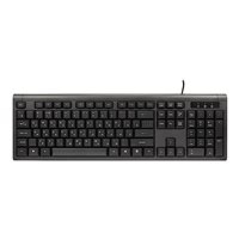 INTERTECH Inter-Tech Tas KM-3149R Tastatur+Maus QWERTY dt/kyril. schw. retail