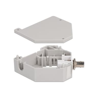 DELOCK Hutschienenadapter mit Keystone ST Simplex Buchse zu ST Simplex Buchse