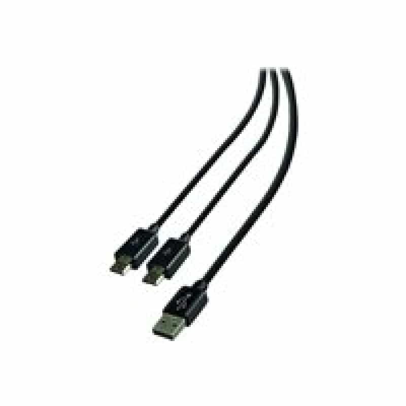 PIXMINDS STEELPLAY Dual Play & Ladekabel für Controller 3m Schwarz PS4 PIXMINDS STEELPLAY Dual Play & Ladekabel für Controller 3m Schwarz PS4