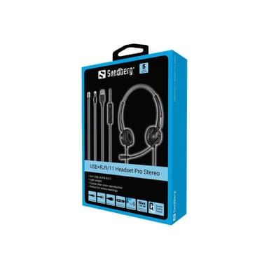 SANDBERG USB+RJ9/11 Headset Pro Stereo