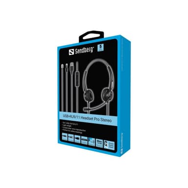 SANDBERG USB+RJ9/11 Headset Pro Stereo