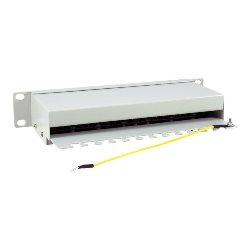EQUIP Patchpanel 12x RJ45 Cat6 10″ 1HE