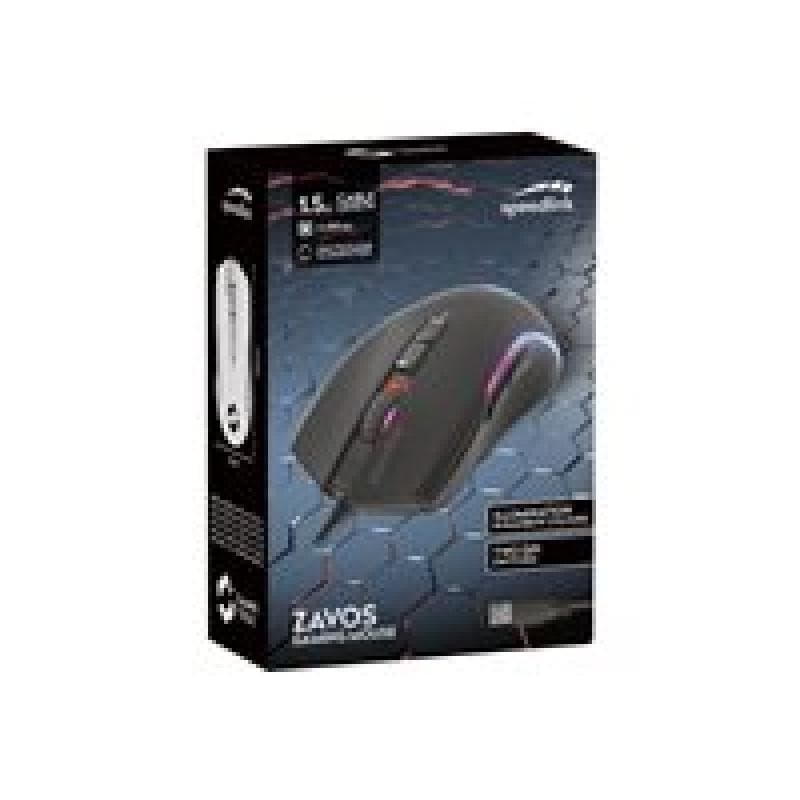 SPEED-LINK SpeedLink ZAVOS Kabelgebunden, USB Gaming-Maus Beleuchtet, Integriertes Scrollrad Schwarz