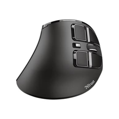 TRUST VOXX Funk, Bluetooth® Maus Optisch Ergonomisch, Abnehmbares Kabel, Integriertes Scrollr