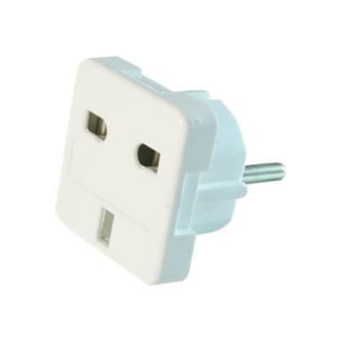 GEMBIRD Cablexpert A-AC-UKEU-001 - Netzteil - Stromversorgung (S) bis Stromversorgung (W) - weiß - G