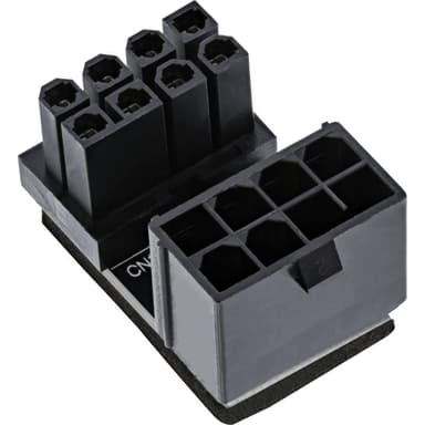 INLINE Netzteil - 8-poliger PCIe Power (M) bis 8-poliger PCIe Power (W) gewinkelt
