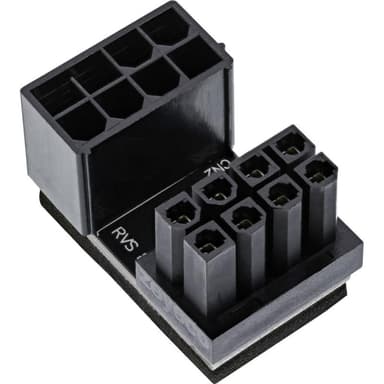 INLINE Netzteil - 8-poliger PCIe Power (M) bis 8-poliger PCIe Power (W) gewinkelt