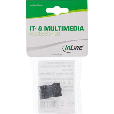 INLINE Netzteil - 8-poliger PCIe Power (M) bis 8-poliger PCIe Power (W) gewinkelt