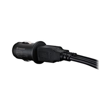 TRANSCEND Dual USB Car Charger for DrivePro 8M/4M cable USB type A to micro B