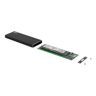 ADVANCED CABLE TECHNOLOGY ACT AC1600 Speicherlaufwerksgehäuse SSD-Gehäuse Schwarz M.2 (AC1600)